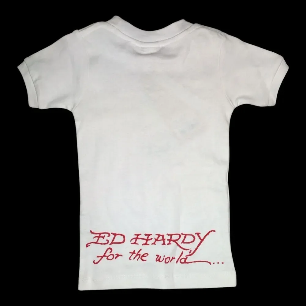 Ed Hardy Kids Pajamas Size 3/4 Hollywood Edition Skull Dagger NWT